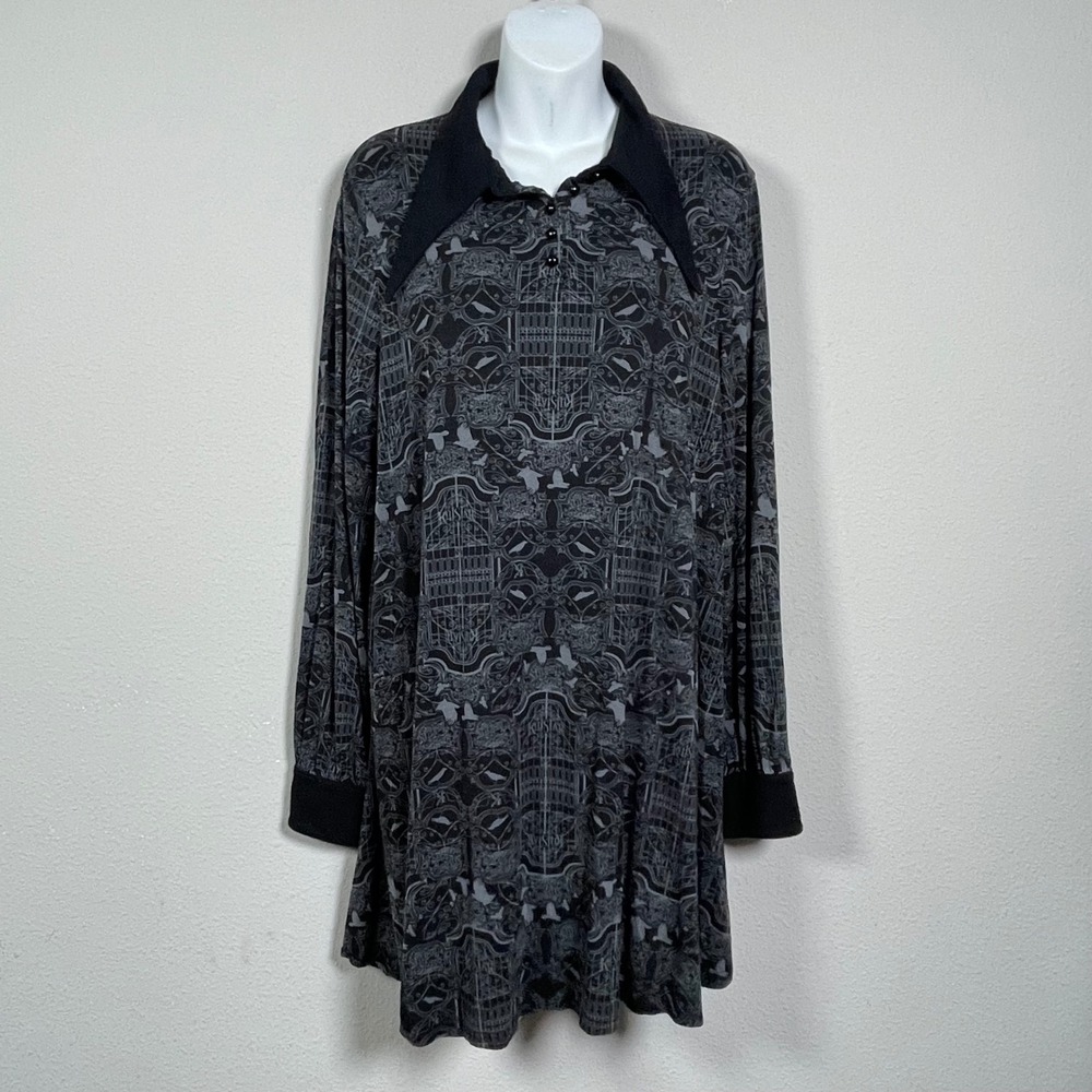 Killstar x Wednesday Addams Dress Women XL Black Nevermore Academy Goth Mini